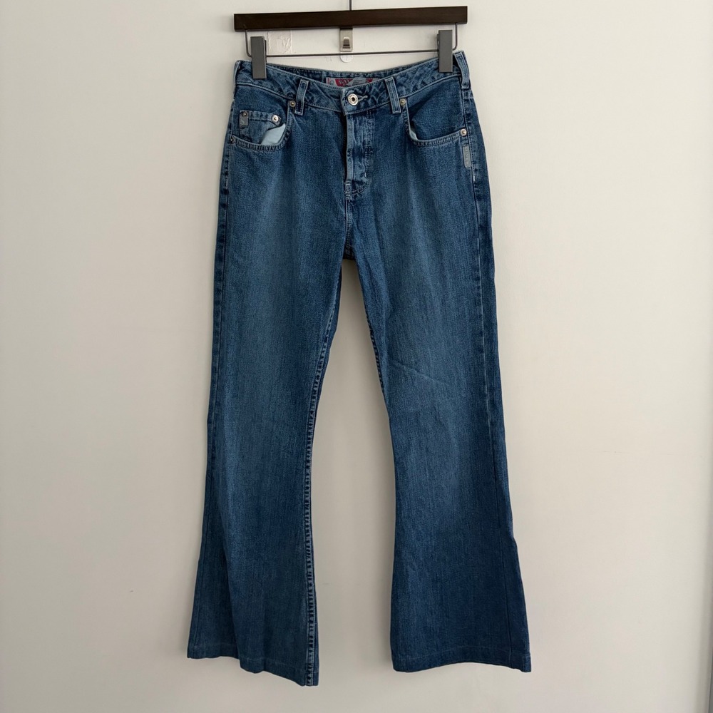 Silver Jeans Co Flare Leg Medium Wash Denim Blue Jeans 27/33